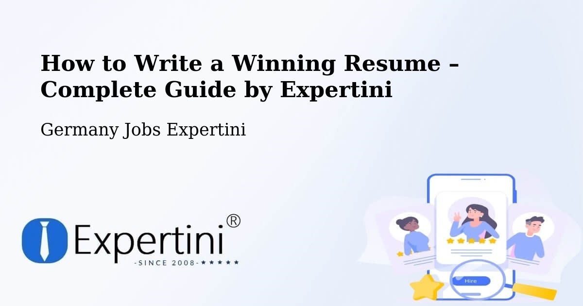 Resume Writing Guide for Job Seekers – Zschepplin - Zschepplin, Germany Jobs Expertini